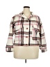 Bagatelle Plaid Ivory Pink Jacket Size 2X (estimated) - photo 1
