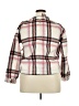 Bagatelle Plaid Ivory Pink Jacket Size 2X (estimated) - photo 2