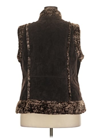 DressBarn Faux Fur Vest (view 2)