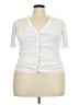 Woman Within 100% Acrylic White Cardigan Size 18 (L) - photo 1