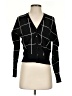 T Tahari Plaid Black Cardigan Size S - photo 1