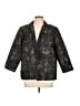 MING WANG 100% Polyester Print Gray Blazer Size L - photo 1