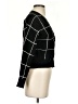 T Tahari Plaid Black Cardigan Size S - photo 4