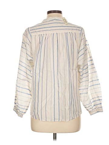 Madewell Peasant Top in Stripe (view 2)