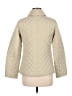 Banana Republic 100% Polyester Ivory Coat Size M - photo 2