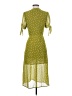 JOA Polka Dots Green Casual Dress Size S - photo 2