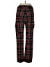 Chocolate Plaid Red Casual Pants Size L - photo 2