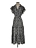 Max Studio 100% Polyester Print Black Casual Dress Size S - photo 1