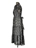 Max Studio 100% Polyester Print Black Casual Dress Size S - photo 5