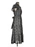 Max Studio 100% Polyester Print Black Casual Dress Size S - photo 4