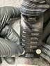 Volcom Houndstooth Gray Long Sleeve Button-Down Shirt Size 12 - photo 4