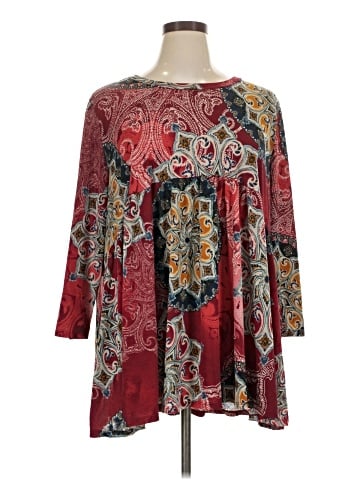 Paisley Grace 3/4 Sleeve Blouse (view 1)