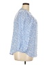 Monday Fun 100% Polyester Blue 3/4 Sleeve Blouse Size XXL - photo 4