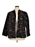 DressBarn Floral Black Blazer Size 22 - photo 1