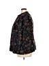 DressBarn Floral Black Blazer Size 22 - photo 5