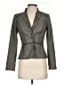 White House Black Market 100% Polyester Tweed Gray Blazer Size 00 - photo 1