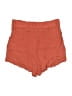 Capulet Solid Orange Shorts Size M - photo 2