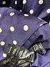 Self-Portrait 100% Polyester Polka Dots Blue Cocktail Dress Size 2 - photo 3