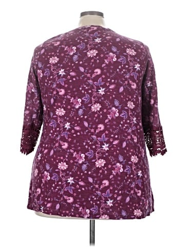 Woman Within 3/4 Sleeve Blouse (view 2)