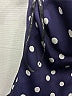 Self-Portrait 100% Polyester Polka Dots Blue Cocktail Dress Size 2 - photo 6