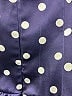 Self-Portrait 100% Polyester Polka Dots Blue Cocktail Dress Size 2 - photo 4