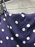 Self-Portrait 100% Polyester Polka Dots Blue Cocktail Dress Size 2 - photo 5