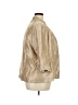 DressBarn 100% Polyester Metallic Gold Tan Jacket Size 22 - photo 4