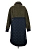 Everlane 100% Polyester Color Block Solid Green Coat Size XS - photo 2