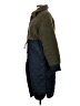 Everlane 100% Polyester Color Block Solid Green Coat Size XS - photo 5