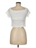 GU White Short Sleeve Top Size M - photo 2