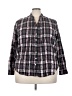 Roper Plaid Black 3/4 Sleeve Button-Down Shirt Size 3X - photo 1