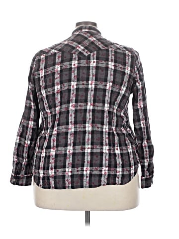 Roper 3/4 Sleeve Button-Down Shirt (view 2)