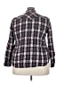 Roper Plaid Black 3/4 Sleeve Button-Down Shirt Size 3X - photo 2