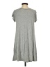 Soprano Solid Gray Casual Dress Size S - photo 2