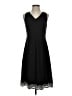 Talbots Solid Black Cocktail Dress Size 2 - photo 1