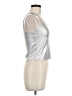 Pull&Bear Metallic Silver Sleeveless Top Size M - photo 4