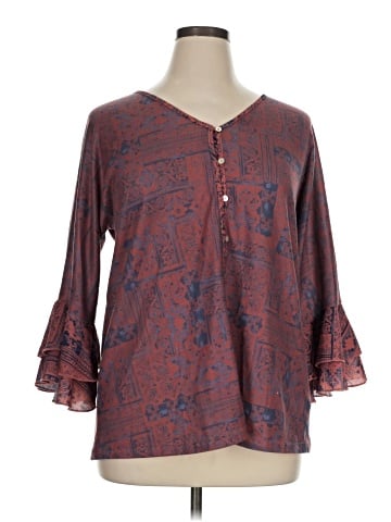 Weekend Suzanne Betro 3/4 Sleeve Blouse (view 1)