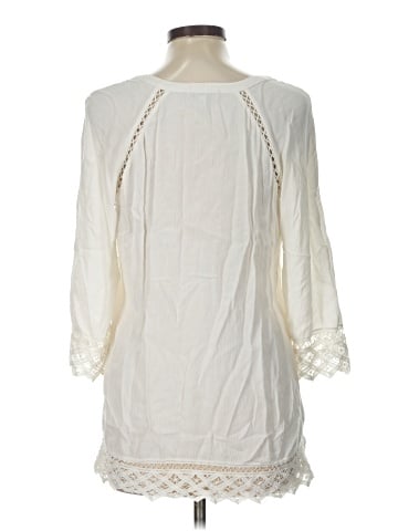 Pale Sky 3/4 Sleeve Blouse (view 2)