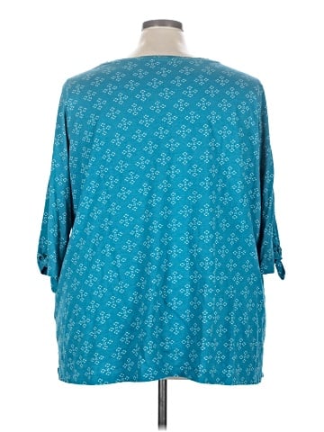 Woman Within 3/4 Sleeve Top (view 2)