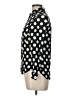 New Look Polka Dots Black Long Sleeve Blouse Size 10 Petite - photo 5