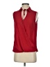 Dex 100% Polyester Red Sleeveless Blouse Size S - photo 1