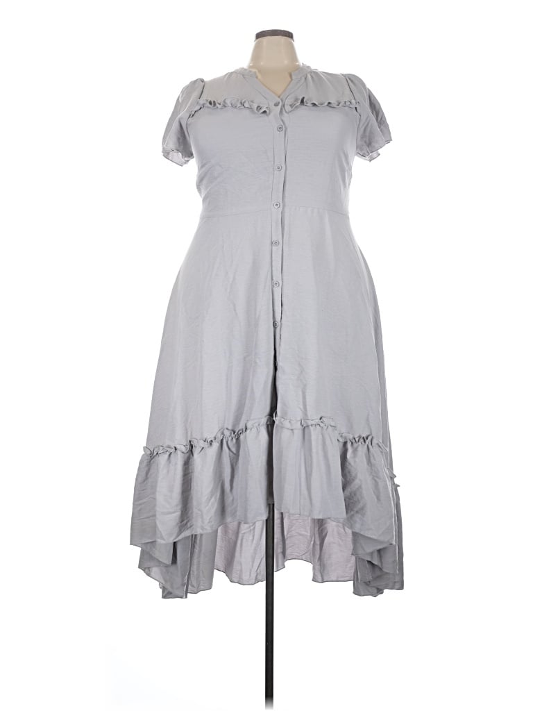 Pre-owned Emery Rose Casual Dress In Gray