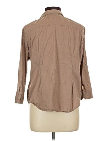 M&S 3/4 Sleeve Button-Down Shirt (view 2)