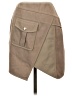 C/MEO Collective 100% Polyester Tan Casual Skirt Size XS - photo 1