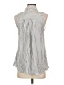 Splendid 100% Viscose Gray Sleeveless Button-Down Shirt Size S - photo 2