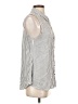 Splendid 100% Viscose Gray Sleeveless Button-Down Shirt Size S - photo 4