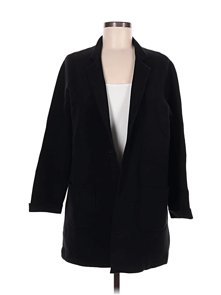 Pre-owned Jjill Cardigan Sweater In Black