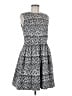 Taylor Animal Print Gray Cocktail Dress Size 6 - photo 1