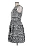 Taylor Animal Print Gray Cocktail Dress Size 6 - photo 5