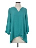 Fever 100% Polyester Teal 3/4 Sleeve Blouse Size XS - photo 1